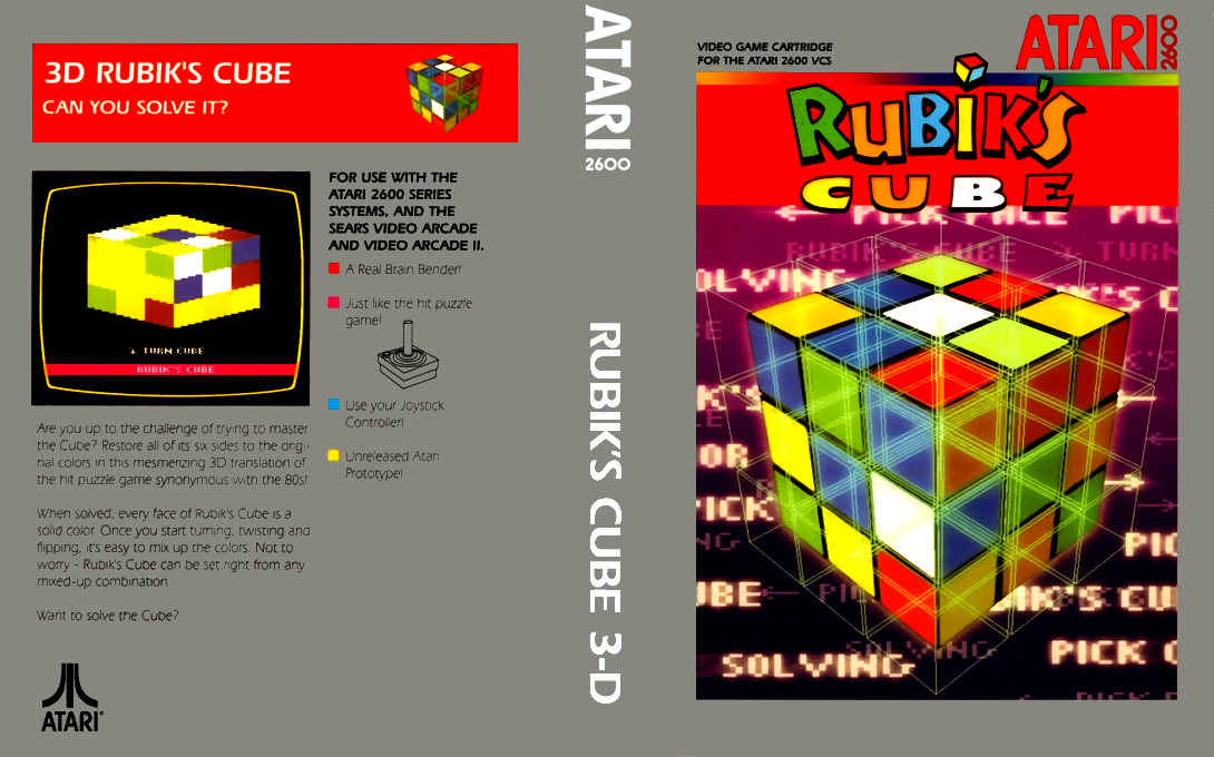 Rubik's Cube 3d — box-texture (US)