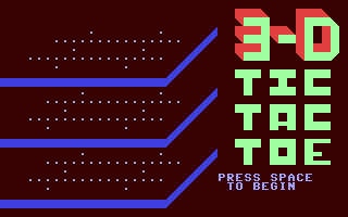 3D Tic Tac Toe — sstitle (WOR)