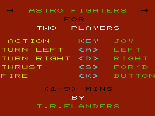 Astro Fighters — sstitle (WOR)
