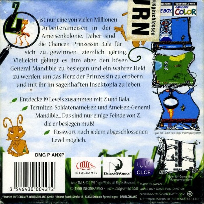 Antz — box-2D-back (US)