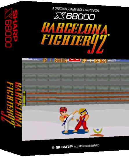 Barcelona Fighter 92 — box-3D (SS)