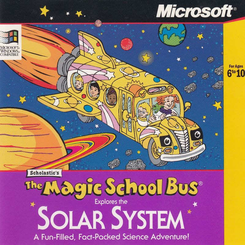 Scholastic's The Magic School Bus Explores the Solar System box art