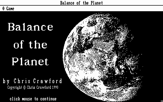 Balance Of The Planet — sstitle (US)