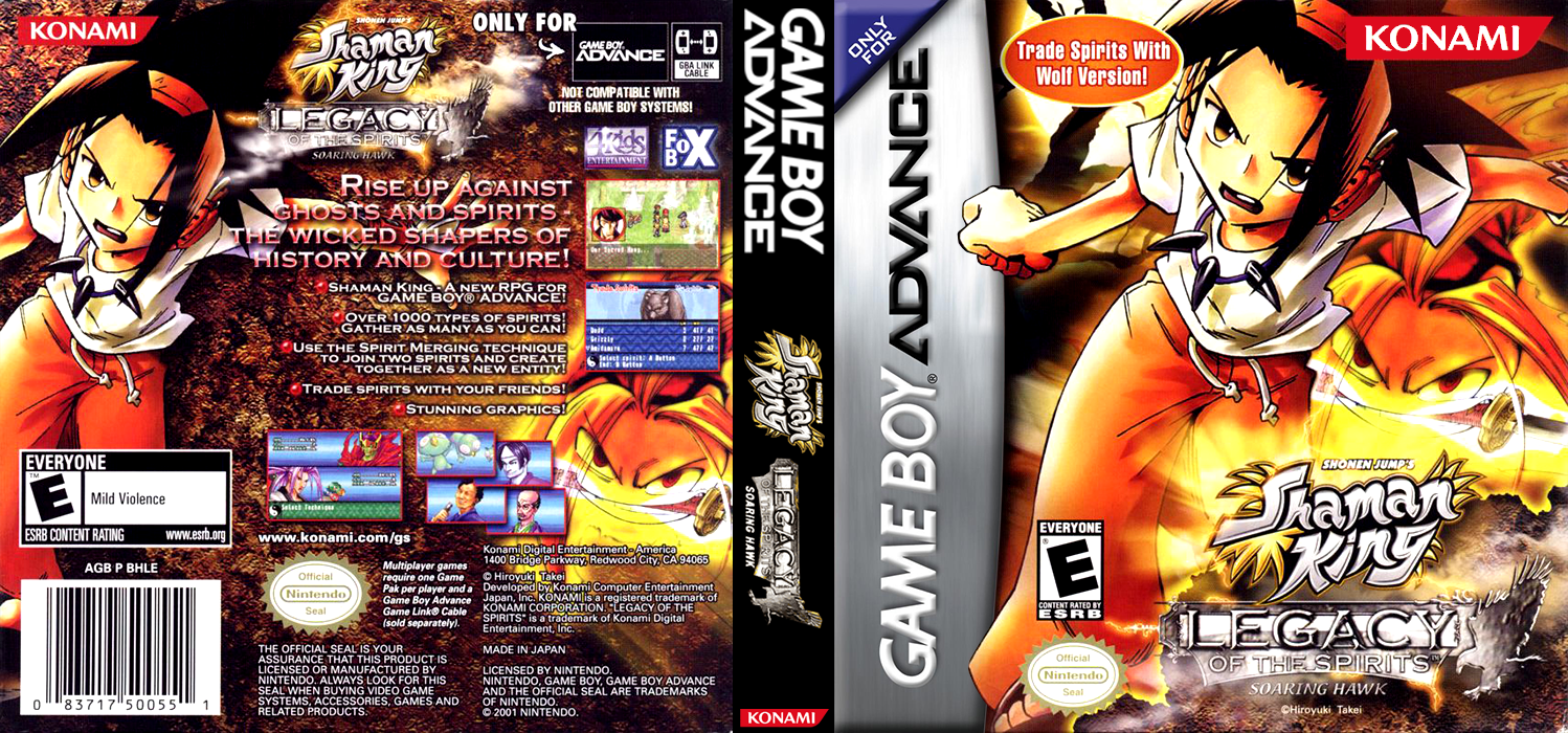 Shaman King - Legacy Of The Spirits - Soaring Hawk — box-texture (US)