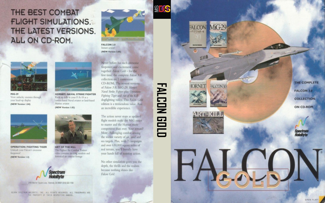 Falcon Gold — box-texture (US)