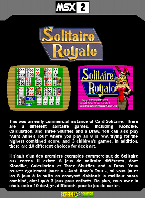Solitaire Royale — box-2D-back (SS)