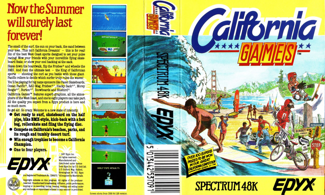 California Games — box-texture (EU)