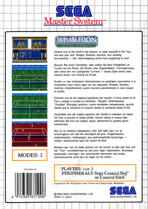 Wimbledon — box-2D-back (EU)