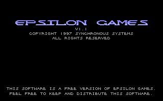 Epsilon Games box art