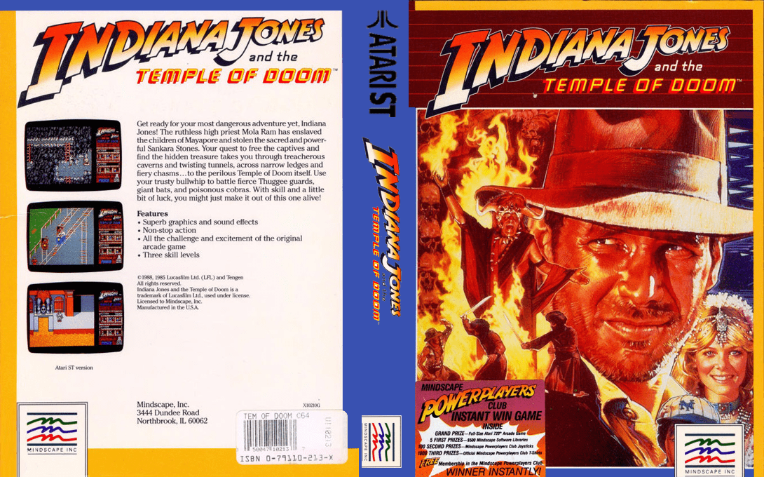 Indiana Jones and the Temple of Doom — box-texture (EU)