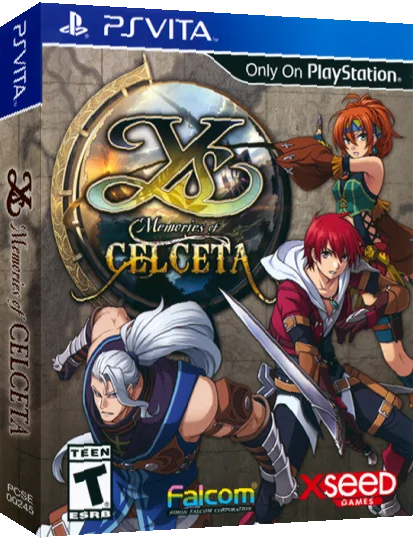 Ys - Memories of Celceta — box-3D (US)