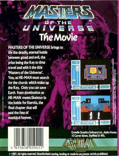 Masters of the Universe - The Movie — box-2D-back (EU)
