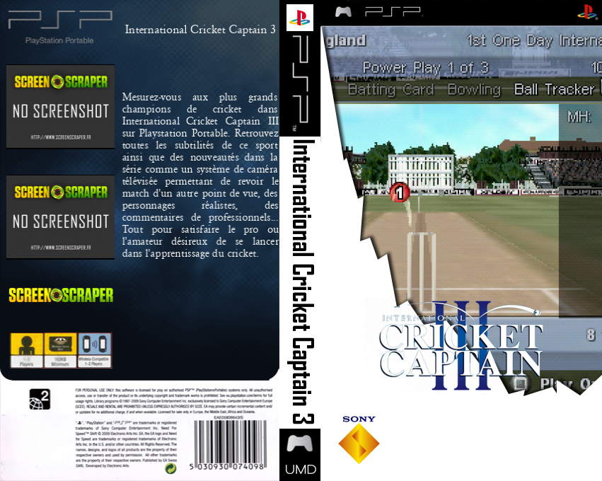 International Cricket Captain 3 — box-texture (SS)