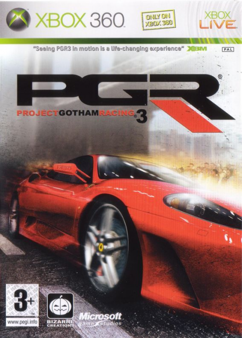 Project Gotham Racing 3 — box-2D (EU)