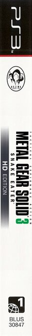 Metal Gear Solid 3 - Snake Eater - HD Edition — box-2D-side (EU)