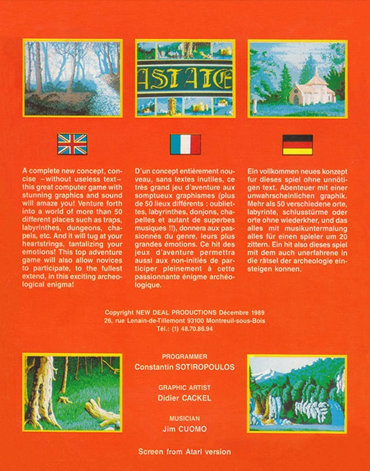 Astate - La Malediction des Templiers — box-2D-back (FR)