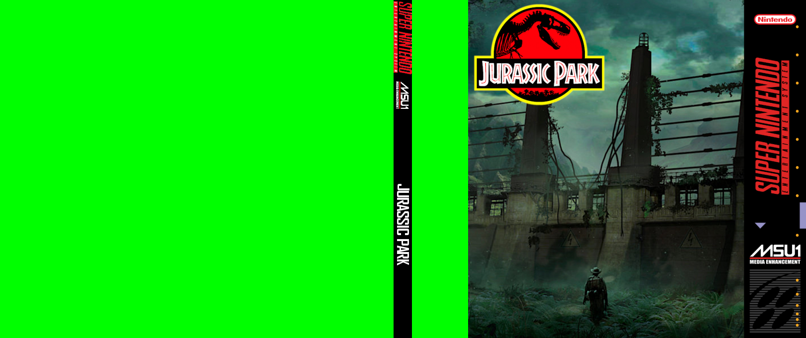 Jurassic Park — box-texture (US)