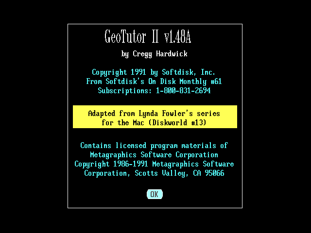 Geotutor II : South America box art