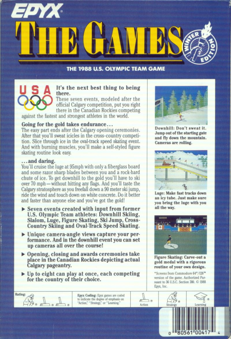 Games, The - Winter Edition — box-2D-back (US)