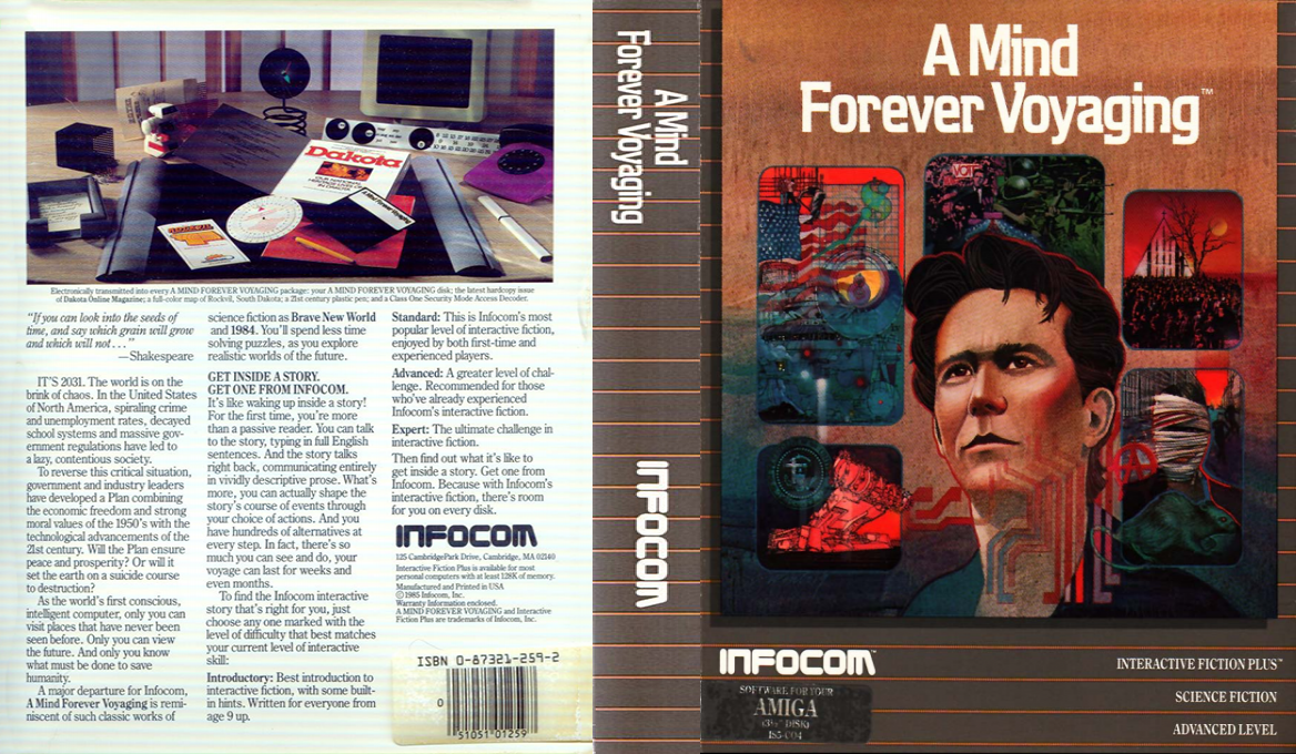 Mind Forever Voyaging, A — box-texture (US)