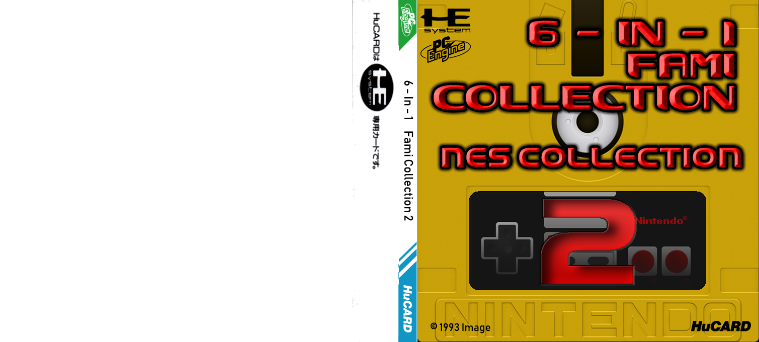 6-in-1 Fami Collection - Nes Collection Nr 2 — box-texture (JP)
