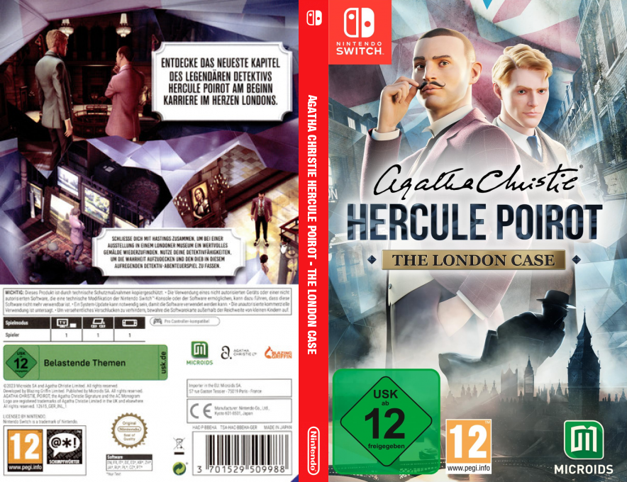 Agatha Christie Hercule Poirot - The London Case — box-texture (DE)