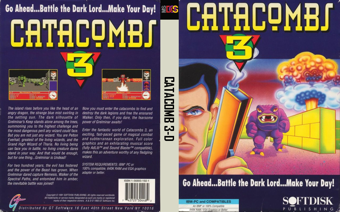 Catacomb 3-D — box-texture (US)