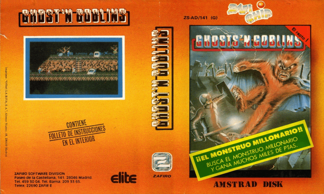 Ghosts'n Goblins — box-texture (SP)