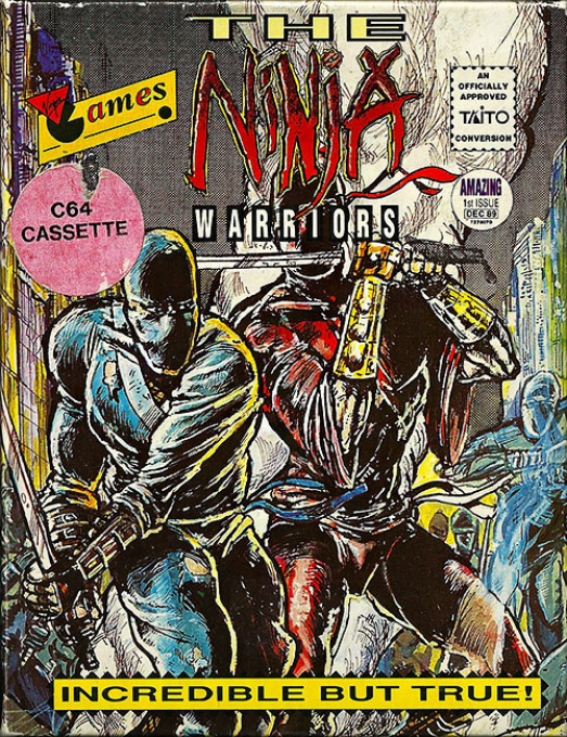 Ninja Warriors, The box art