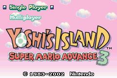 Yoshi's Island - Super Mario Advance 3 — sstitle (WOR)