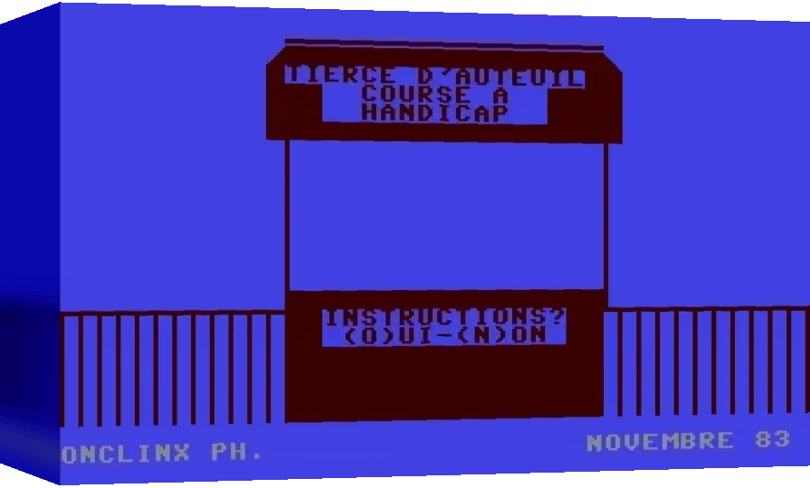 Tiercé d'Auteuil : Course à Handicap — box-3D (WOR)