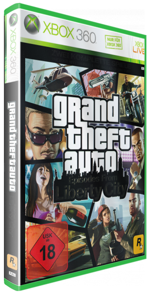 Grand Theft Auto - Episodes from Liberty City — box-3D (DE)