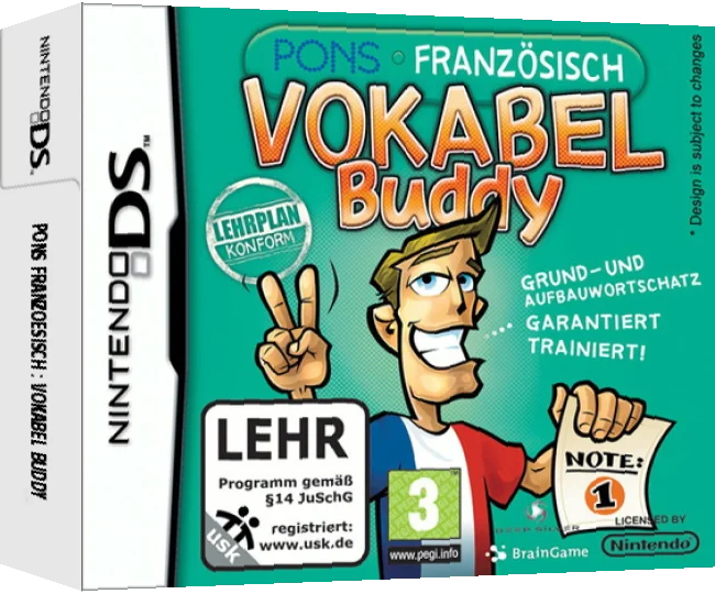 PONS Franzoesisch - Vokabel Buddy — box-3D (DE)