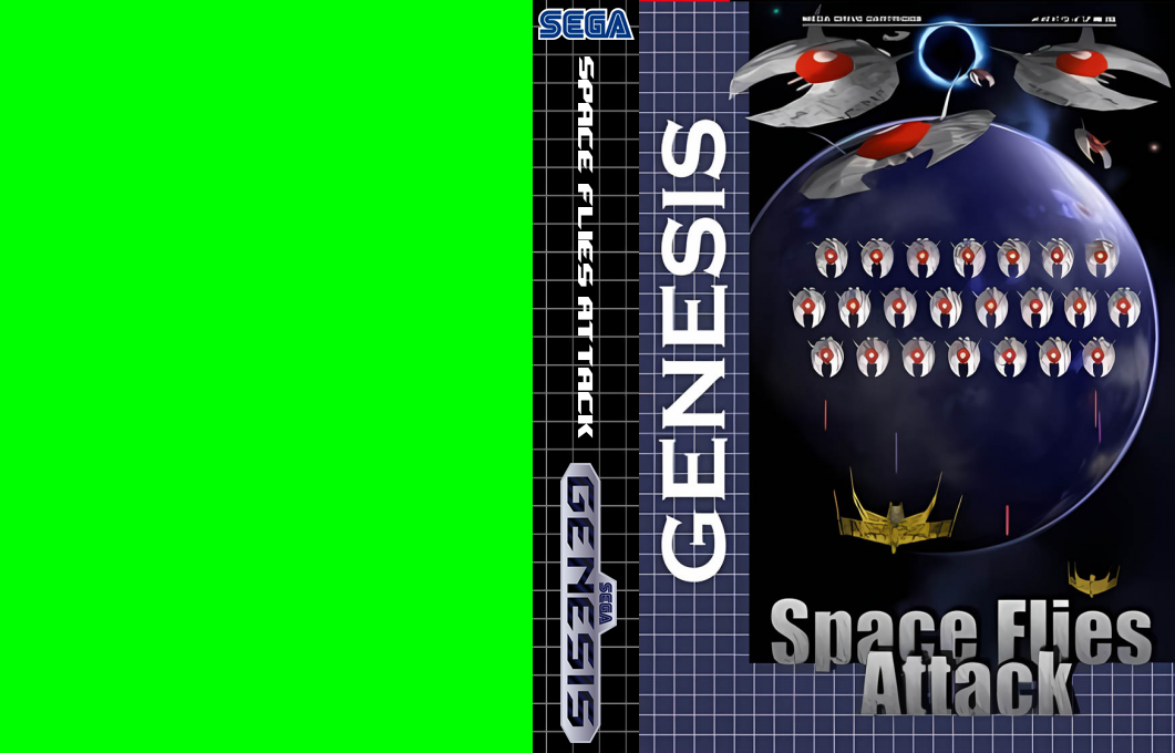 Space Flies Attack — box-texture (US)
