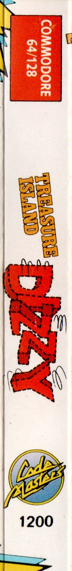 Dizzy 2 - Treasure Island Dizzy — box-2D-side (EU)