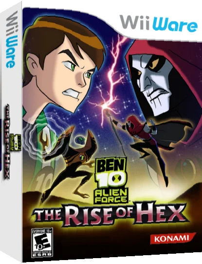 Ben 10 - Alien Force - The Rise Of Hex — box-3D (US)