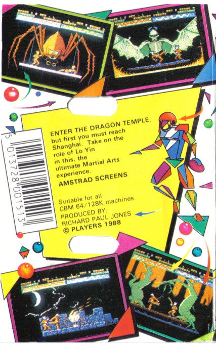 Shanghai Karate — box-2D-back (EU)