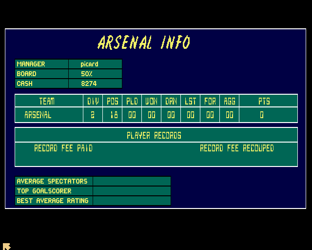 Soccer Team Manager — ss (EU)