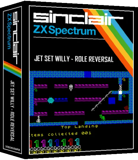 Jet Set Willy - Role Reversal — box-3D (SS)