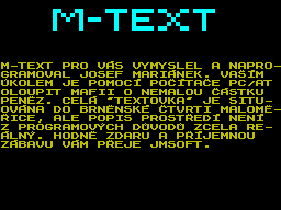 M-text — ss (WOR)
