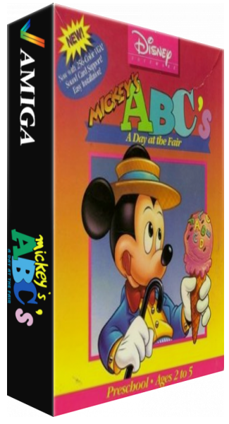 Mickey ABC - Une Journee a la Fete — box-3D (WOR)