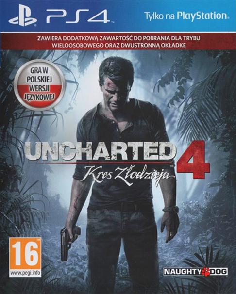 Uncharted 4 - A Thief's End — box-2D (PL)