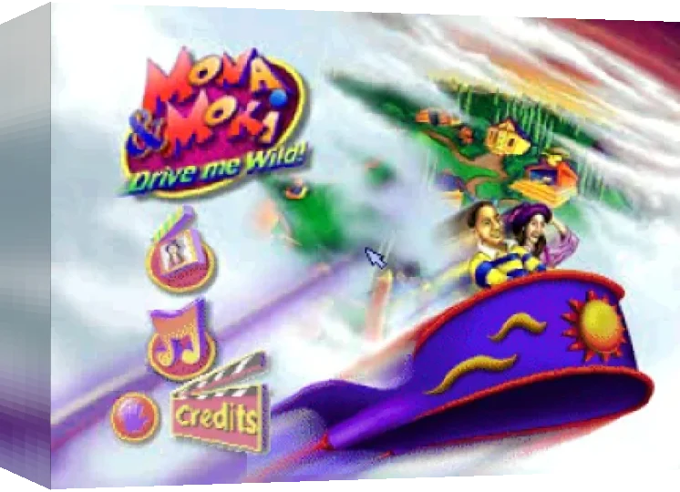 ZZZ(notgame):Mona And Moki 1 - Drive Me Wild! — box-3D (US)