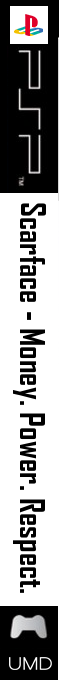 Scarface - Money. Power. Respect. — box-2D-side (SS)