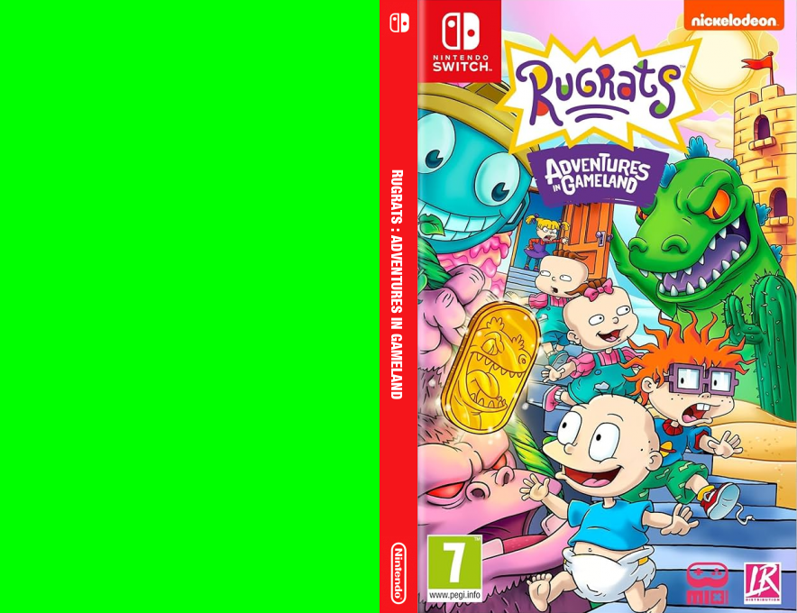 Rugrats - Adventures in Gameland — box-texture (EU)