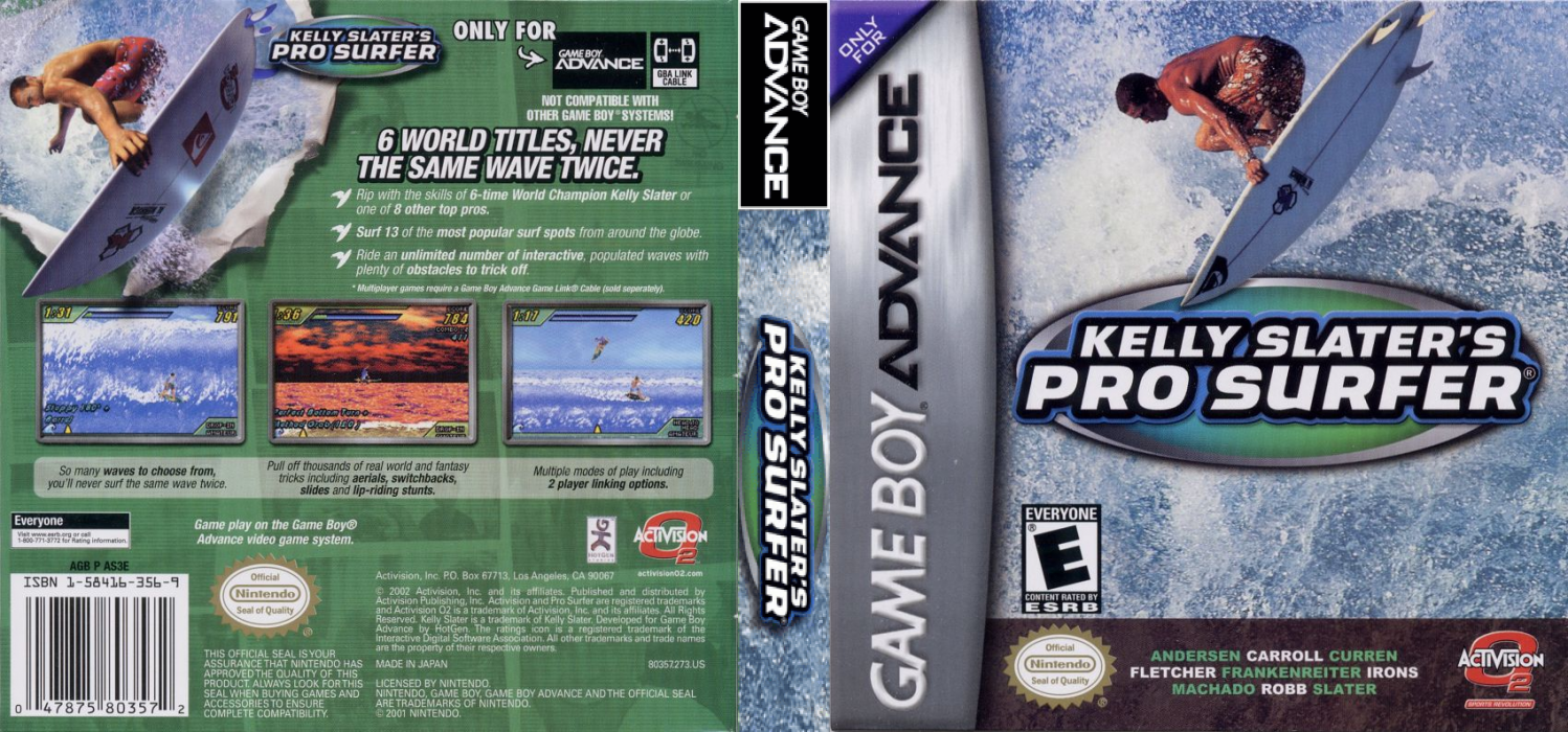 Kelly Slater's Pro Surfer — box-texture (US)