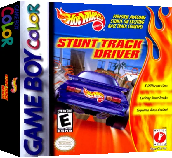 Hot Wheels - Stunt Track Driver — box-3D (US)