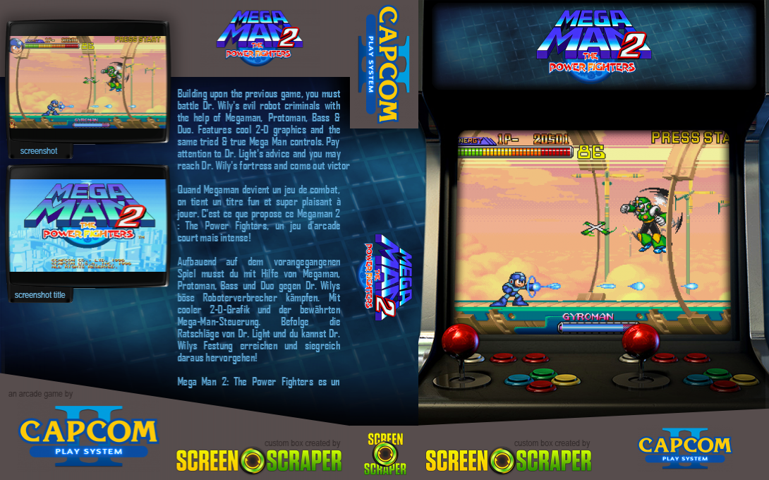 Mega Man 2: The Power Fighters — box-texture (SS)