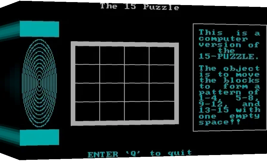 The 15 Puzzle — box-3D (WOR)
