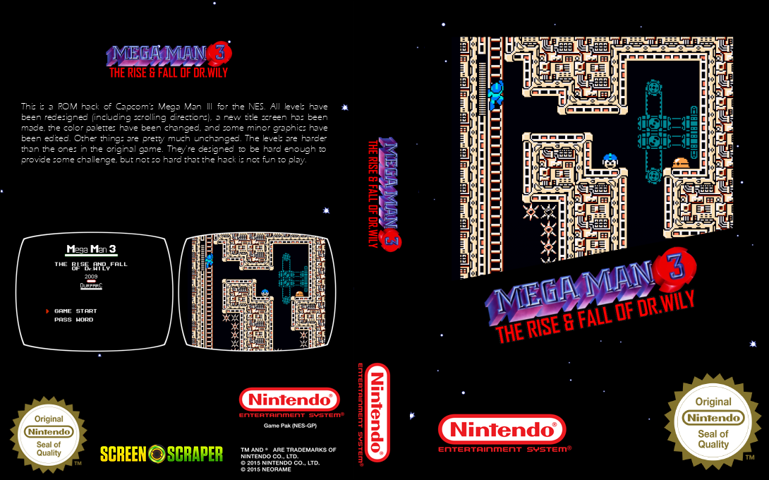 MegaMan III : The Rise & Fall of Dr.Wily — box-texture (SS)